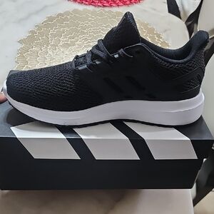 Adidas Black and White Athletic Sneakers
